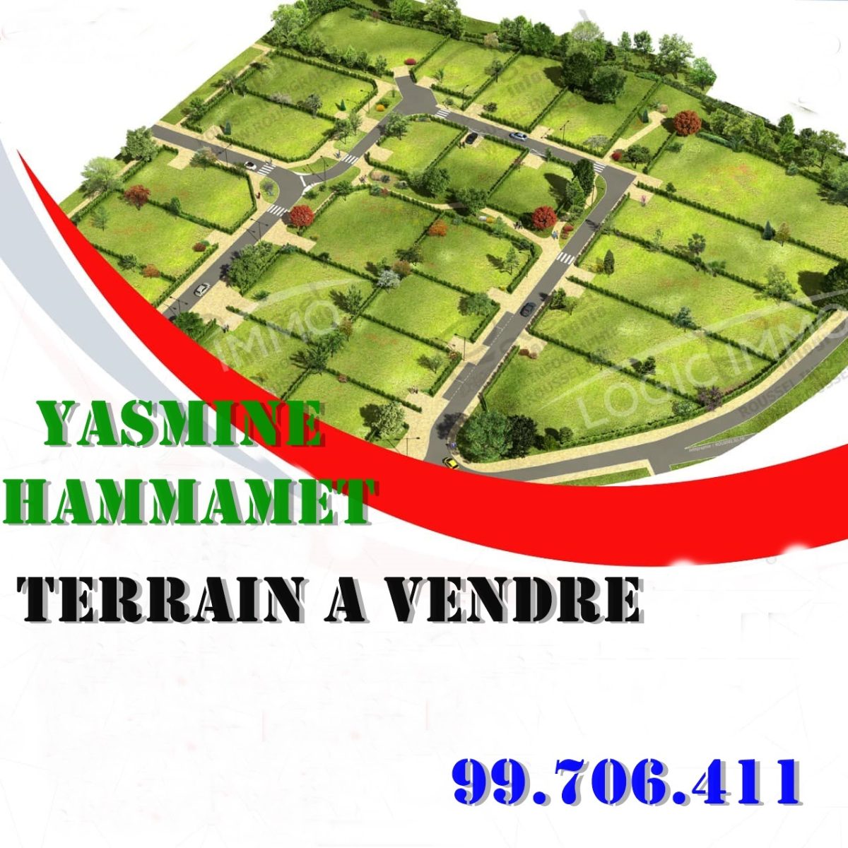 terrain a vendre a yasmine hammamet