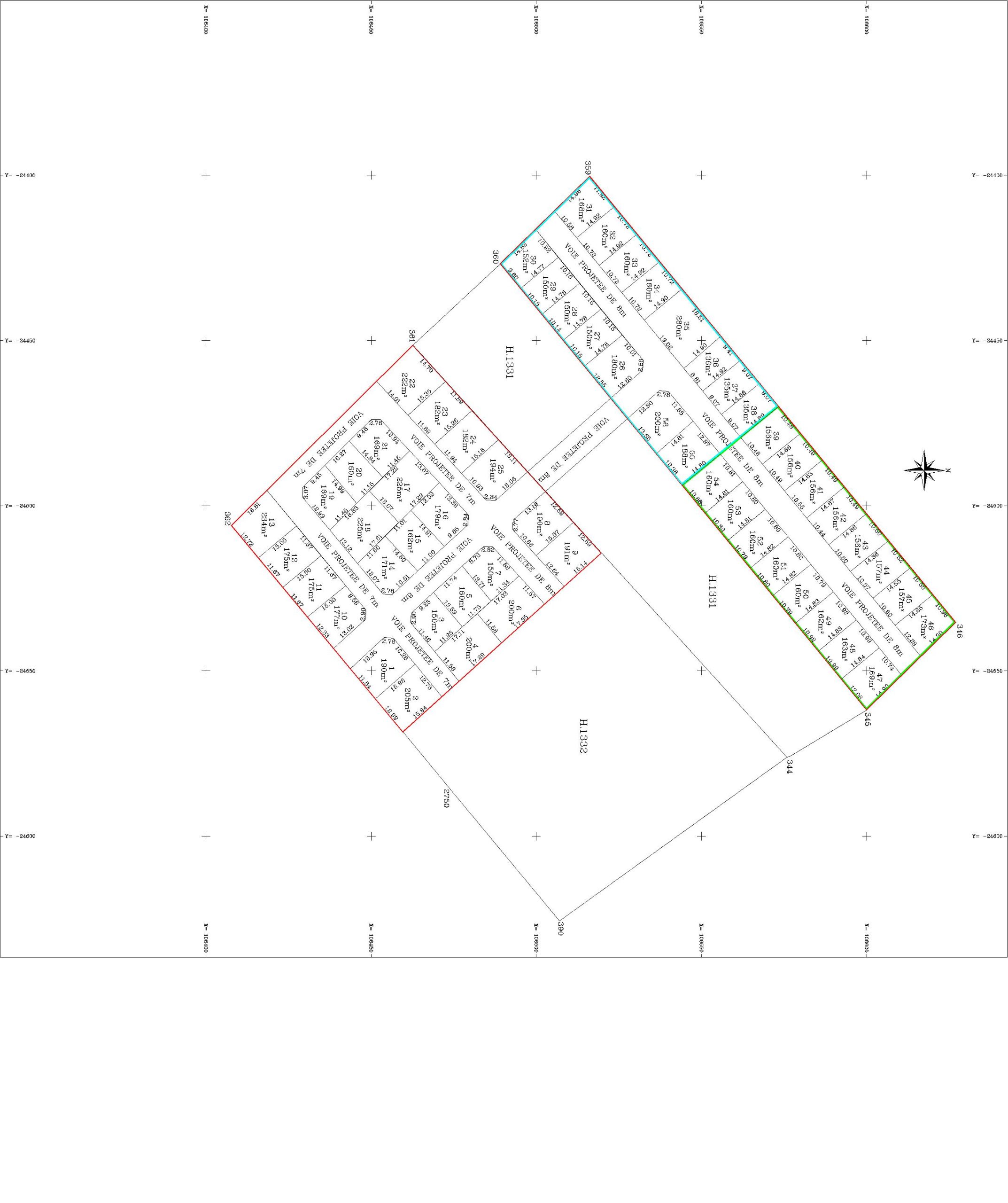 plan lotissement kl br