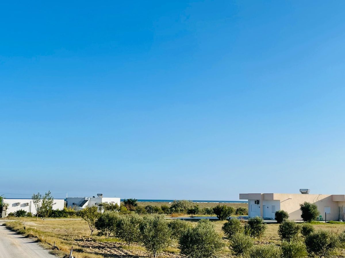 Terrain 600 m de la plage hammamet
