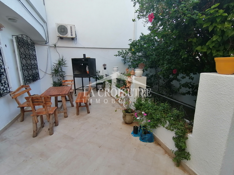 Rez de chaussée s+3 avec jardin à la marsa MVL0606