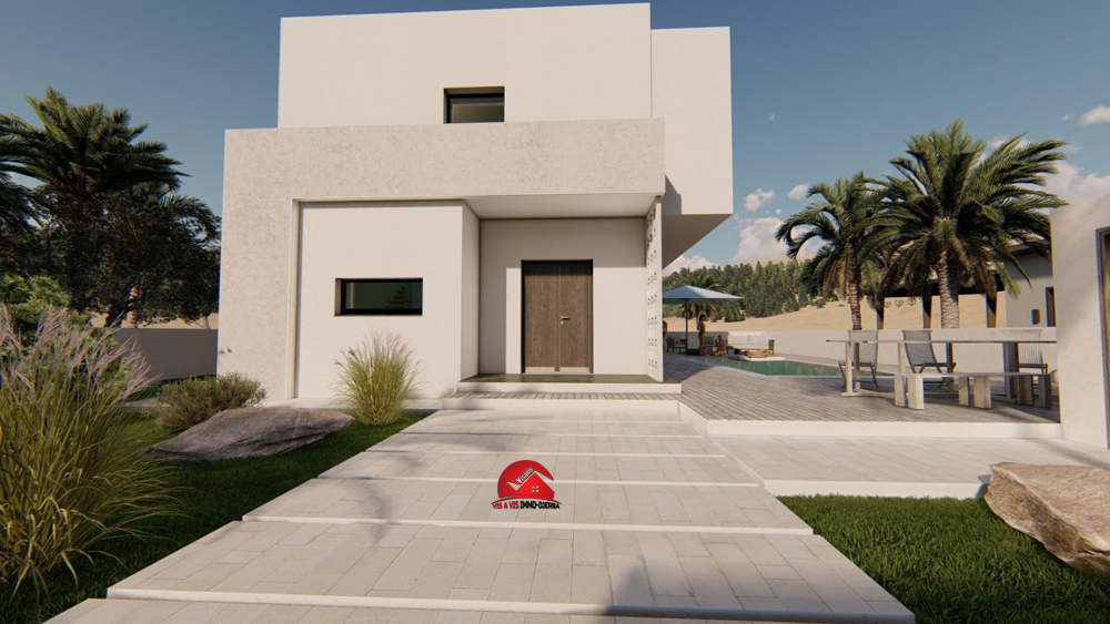 MODÈLE DE PLAN À CONSTRUIRE EN DJERBA HOUMT SOUK -RÉF P600