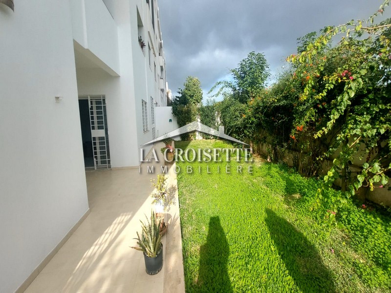 Appartement S+3 avec jardin à Ain Zaghouan Nord MAL0742