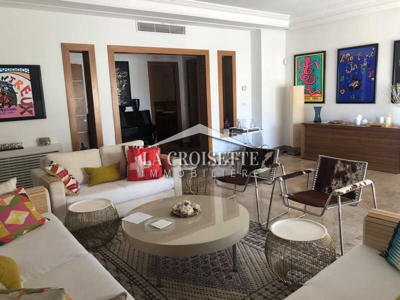 Penthouse meublé S+4 avec piscine aux Berges du Lac ZAL0626