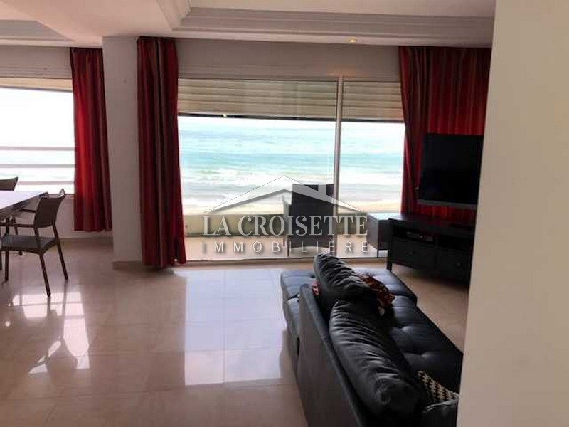 Appartement S+3 meublé pieds dans l’eau à La Marsa MAL0096
