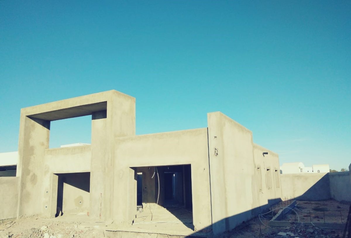 Vente d’une villa en cours de construction à Djerba
