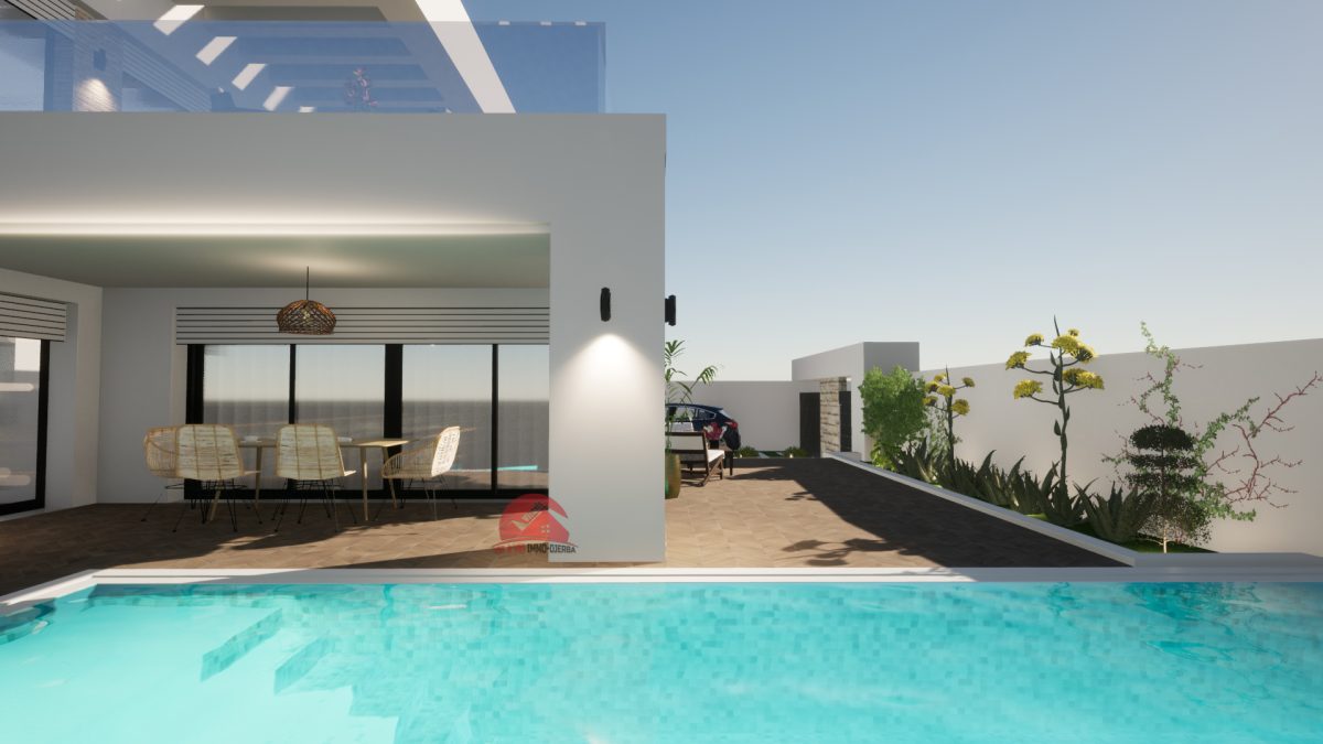 VILLA NEUVE À LA ZONE TOURISTIQUE DJERBA – RÉF V640