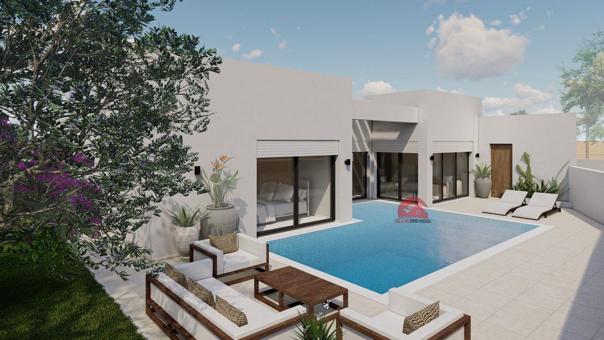 PROJET SUR PLAN À  HOUMT SOUK DJERBA – RÉF P652