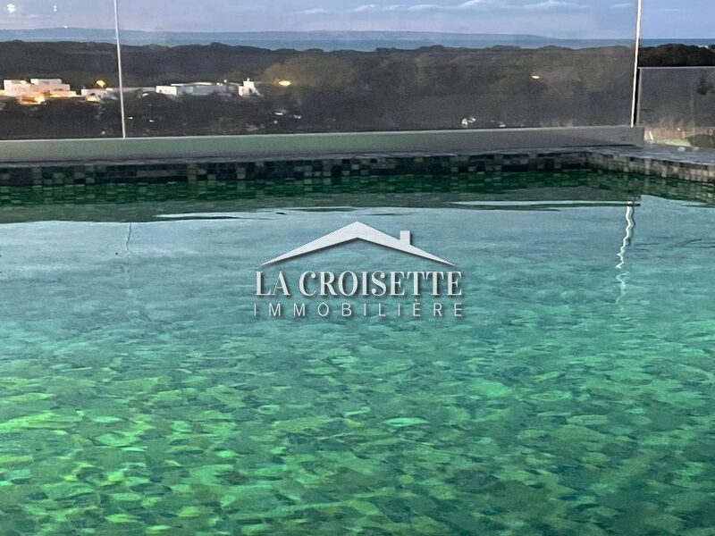 Triplex meublé S+3 avec piscine à Gammarth  ZTRL0096