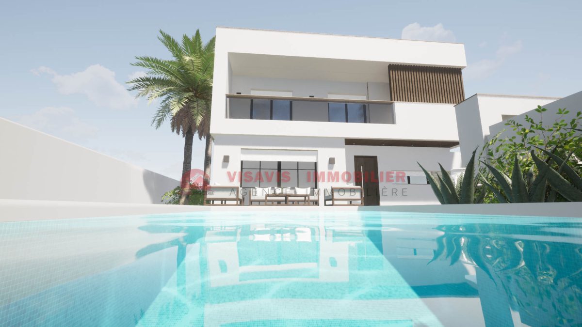 CONSTRUCTION VILLA EN ZONE URBAINE DJERBA – RÉF P694