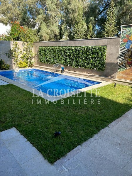 Appartement s+3 avec jardin et piscine à La Soukra MAV1556