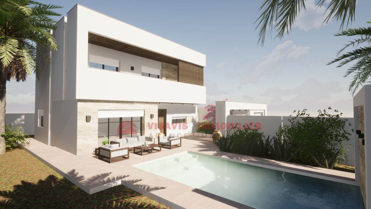 CONSTRUCTION VILLA EN ZONE URBAINE DJERBA – RÉF P694