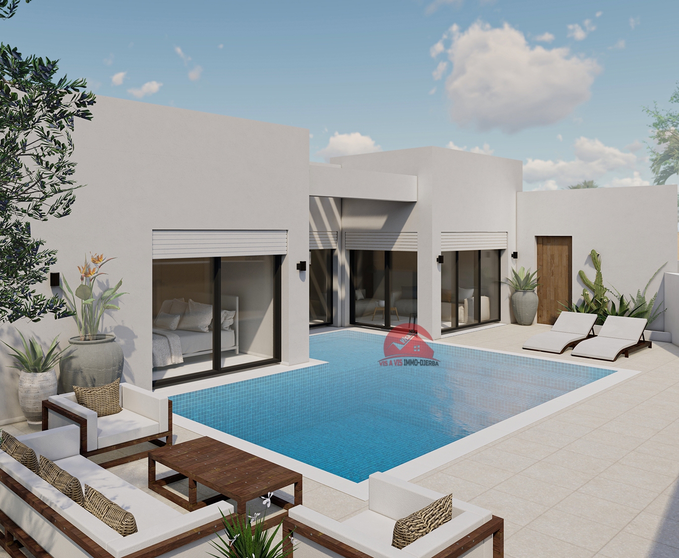 VUE PISCINE VILLA 111
