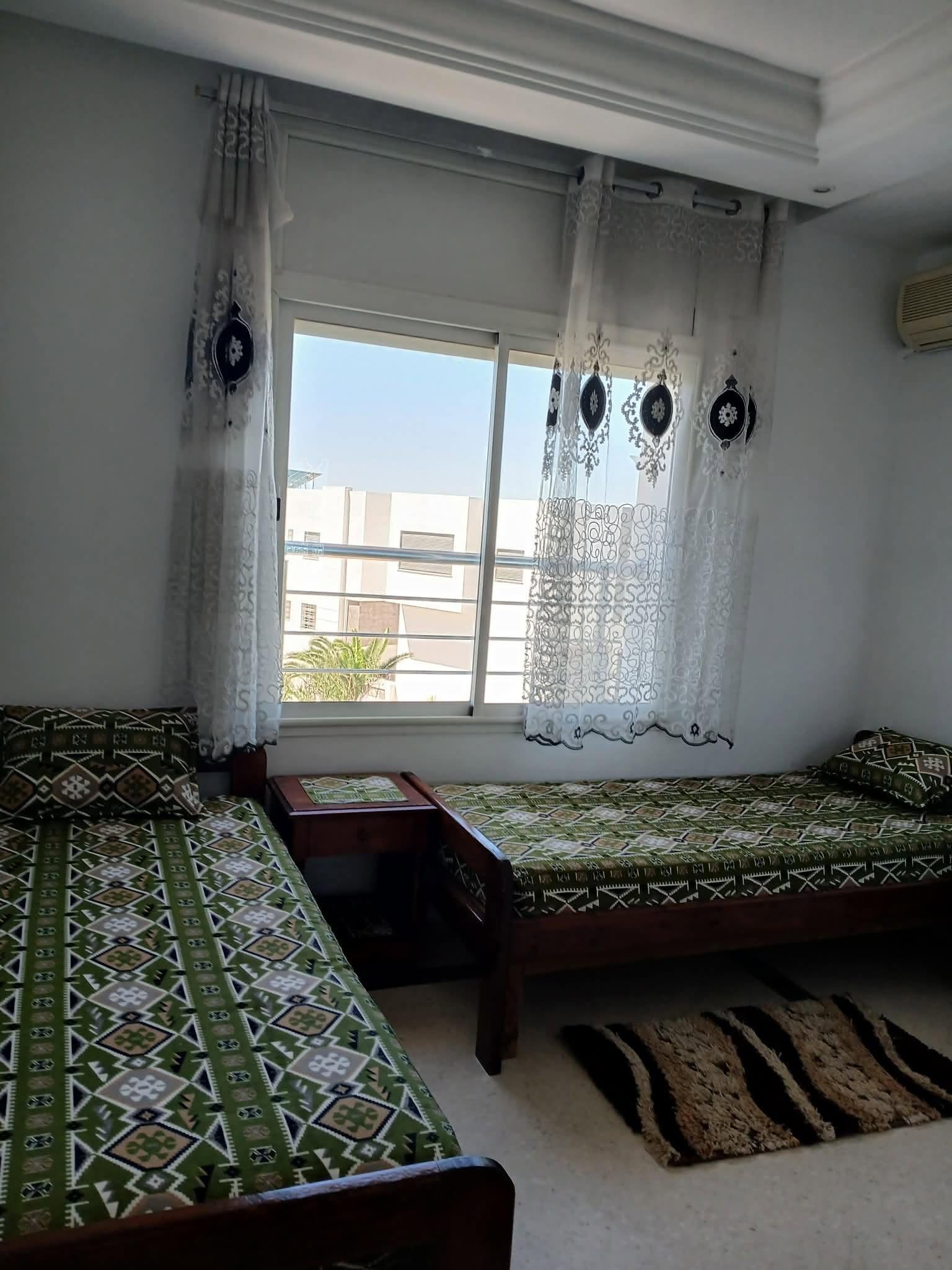 Chambre double lits